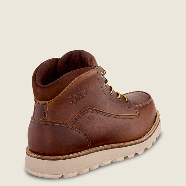 Botas de Trabajo Red Wing Hombre Marrom - Traction Tred Lite - Waterproof Soft Toe Chukka - 791-MULO